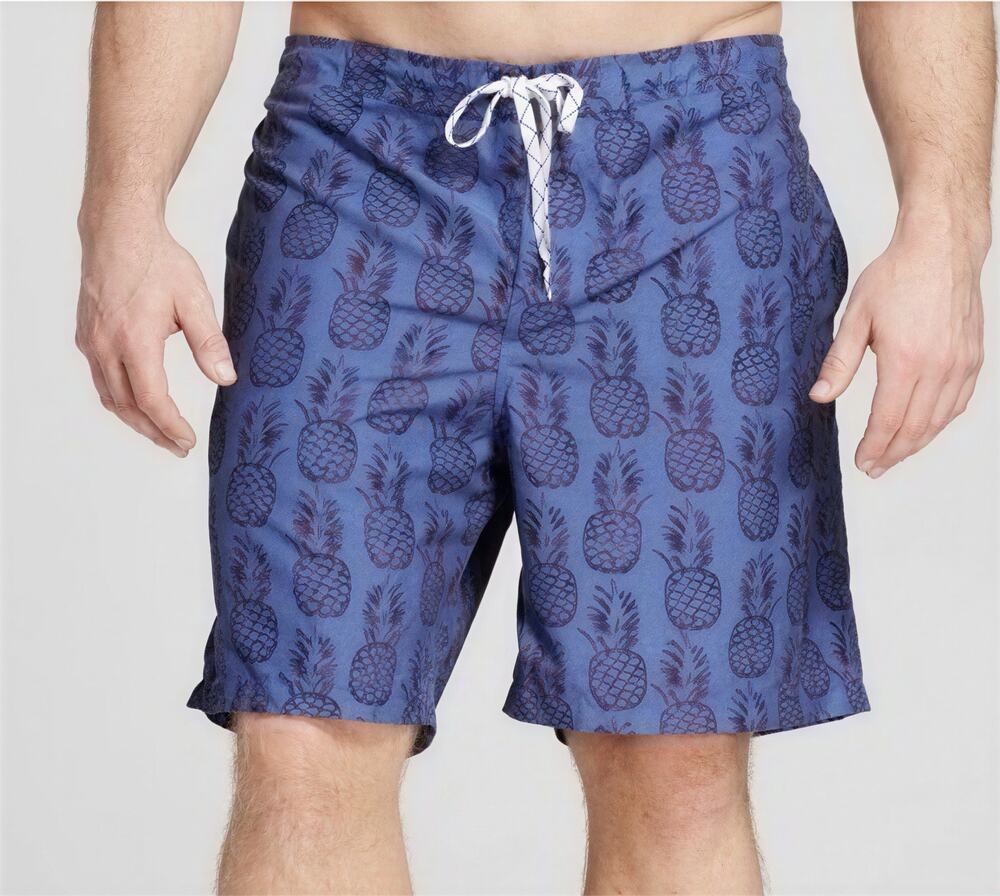 Merona Pineapple Print Swim Trunks